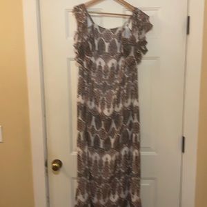 Banana Republic off the shoulder dress.